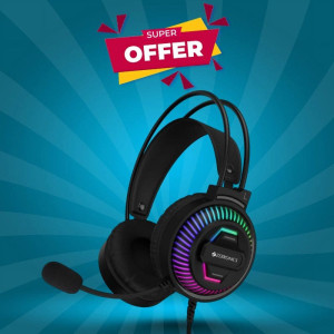 ZEBRONICS Jupiter 3.5mm Premium Gaming Over Ear Headphone-Black